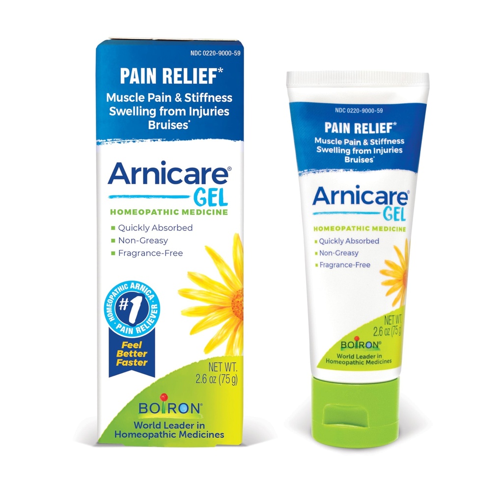 Boiron Arnicare Gel für Relief von Gelenkschmerzen, Muskelschmerzen, Muskeln Soreness und Schwellung von Bruises oder Verletzung - Nicht-fettig und Fragrance-frei - 2.6 Unze