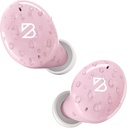 Hátsó Bay Audio Tempo 30 Vezeték nélküli fülhallgató kis fülekre - Award- Winning Sound, Izzasztóálló Bluetooth fülhallgató, Kényelmes füldugók nőknek, Pink fülhallgató kis fülkagylók, hosszú akkumulátor fejhallgató