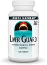 Source Naturals Máj Guard, Silymarin, CoQ10, L-Cystein Complex, az egészséges májfunkció * - 120 tabletta