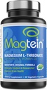 Magtein - Magnesium L-Threonate Supplement, Gedächtnis, Fokus, Schlaf &amp; Gehirn Gesundheit Formel für Männer & Frauen, kognitive Unterstützung für Erwachsene, Klinisch getestet - 60 Veg Kapseln