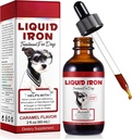 Flüssige Eisen-Ergänzungen für Hunde,LiquiI-Eisen mit Vitamin C und B12,Unterstützt Anämie, niedrige Enery Levels und Lethargy,Promotes Blutgesundheit, Hilft bei der Bildung von roten Blutzelle