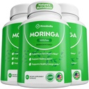 Rosabella Moringa Kapseln - reines Moringa-Pulver, Energie, Haut, Immun- & Gut-Gesundheit Superfood, Reich an Antioxidantien, essentielle Vitamine & Aminosäuren, natürliche grüne Superfood-Ergänzung - 180 Zähler