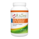 Wellness Ressourcen Daily Protector Eye & Immune - Lutein, Lycopin, Zeaxanthin, Cryptoxanthin, Bilberry und mehr für Augen-, Immun- und Hautgesundheit (180 Kapseln)