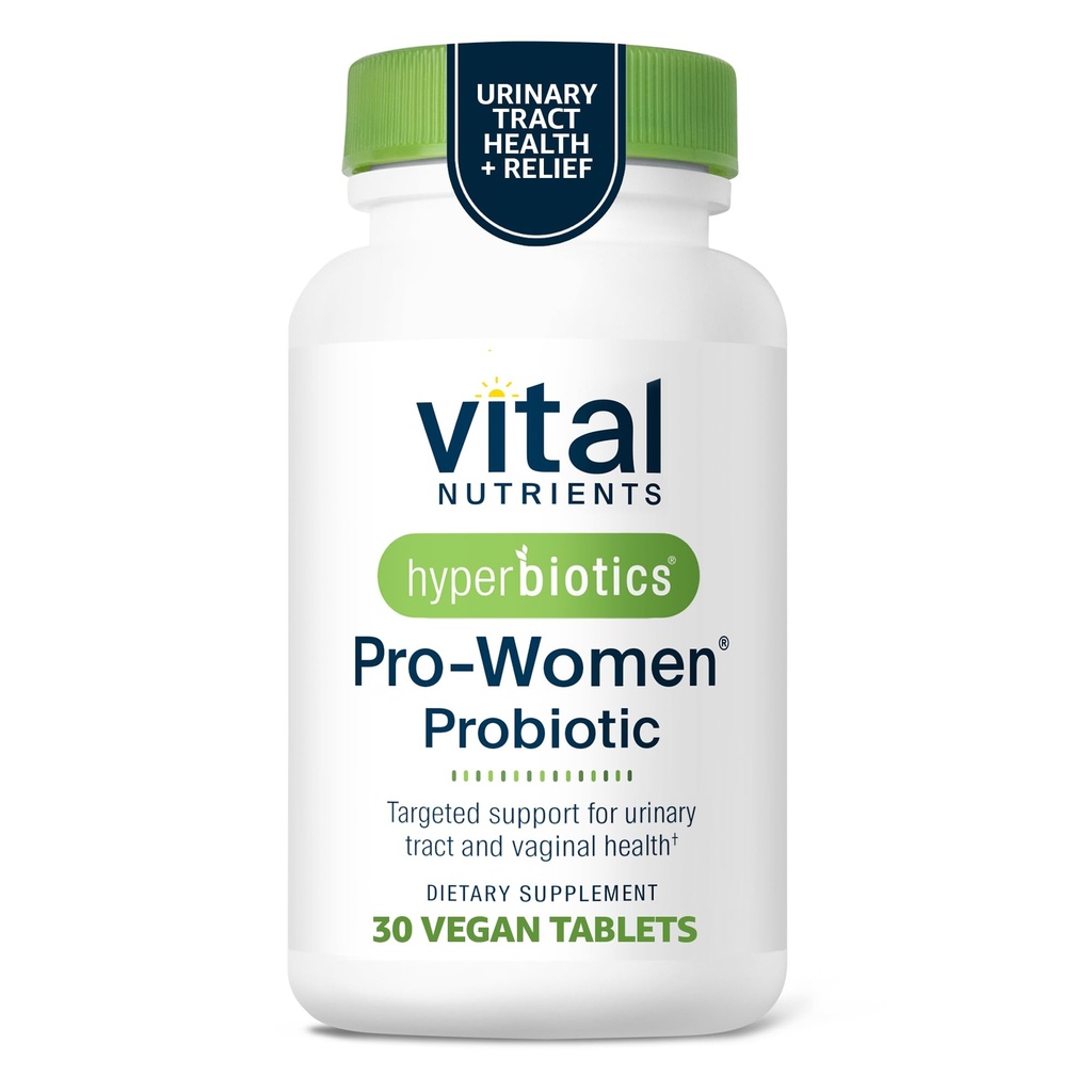 Hyperbiotics Vital Nährstoffe Pro Frauen Probiotika für Frauen | Vaginale Probiotika für PH Balance | Oral Probiotic for Vaginal Health and Urinary Tract Health | 6 Gezielte Strains | 30 Vegan Tablets