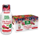 FeelGood Superfoods Vita Fruits and Veggies Immun Support Shot Supplements, Frucht-Punch Flavor, Packung mit 10 Immunity Shots, Immunsystem Booster Drink Made with 25 Organic Fruit & Vegetables