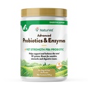 NaturVet - Advanced probiotics & Enzimes - Plus Vet Strength PB6 probiotikus 124; Supports and Balances Pets with szenzitive Stomachs & Digestive Ismissions 124; for Dogs & Cats (1 lb)