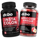 Colon Cleanser Detox & ACV Apple Cider Essiggummis - 15 Tage Colon Cleanse Pillen Poop Flush & ACV Gummies Ergänzungen - Bowel Bewegung Ergänzungen für Darm Stomach Bloating Gut Unterstützung
