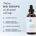 Consult Health W8 Drops -Doctor Formulated Liquid Weight Loss Supplement with DygloFit- Supports Appetite Control, Metabolism & Hormone Balance - Natural Antioxidant Protection-2 Droppers Twice Daily