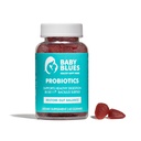 Baby Blues Probiotic Gummies für Damen – Bio Erdbeeren Flavor – Gut, Immun-, Haut- und Vaginale Gesundheit – 5 Billion CFU DE111® – Vegan Tägliche Ergänzung für Mütter – Pre/Postnatale Unterstützung