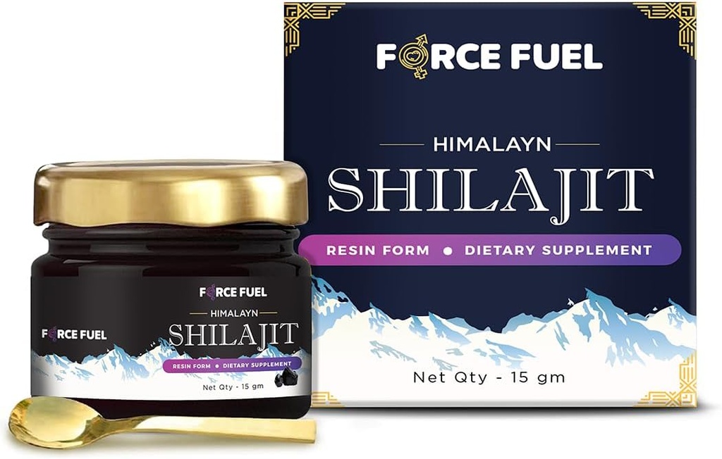 Shilajit Pure Himalayan Organic Shilajit Resin - Gold Grade 100% Ergänzung für Männer und Frauen - Natürliche Shilajit Resin mit 85+ Trace Minerals & Fulvic Säure für Fokus, Energie & Immunität-30 Tage Versorgung