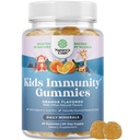 Kinder Immunität Stützgummis - Delicious Vitamin C mit Zink und Echinacea Immun Booster Gummis für Kinder - Vegan Gluten Free und Gelatin Kostenlose Kaugummi Vitamin Ergänzung für Kinder