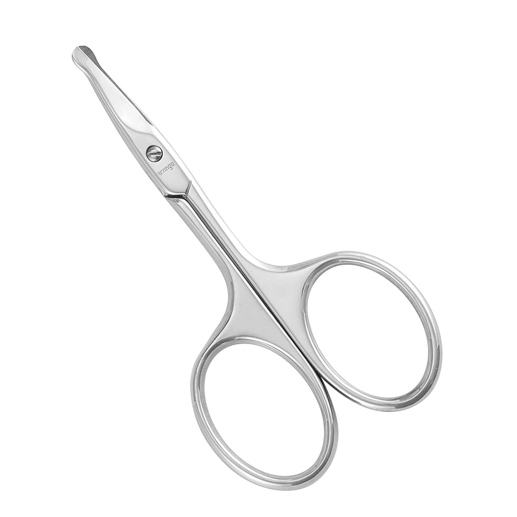 LIVINGO 3.75 "Kerekített orr hajolló, Premium rozsdamentes acél biztonsági kis pengék használata manikűr Cuticle vágás arc haj, szemöldök, száraz bőr