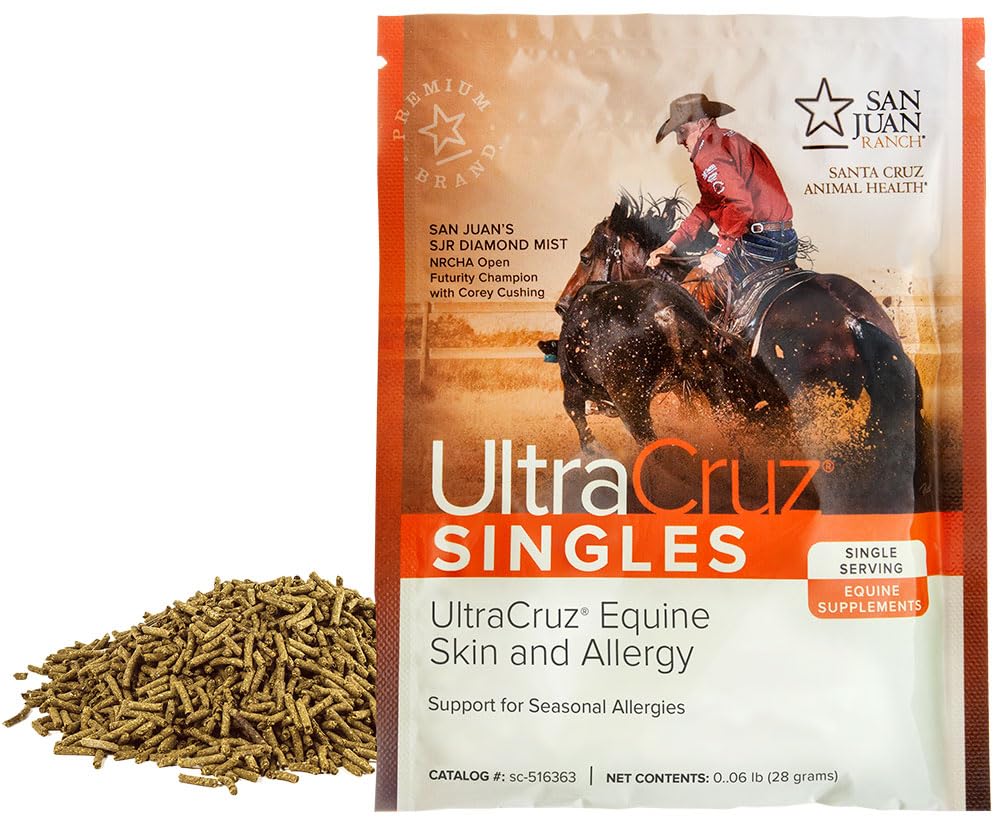 UltraCruz ® Equine Skin and Allergia, 120 Singles