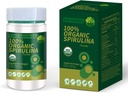 Certified 100% Organic Spirulina Powder 4.23oz/120g Rich in Rich in Beta-Carotene (Vitamin A) und B-12 mit natürlichem Occurring GLA,Vega Non-GMO-Superfood Supplement
