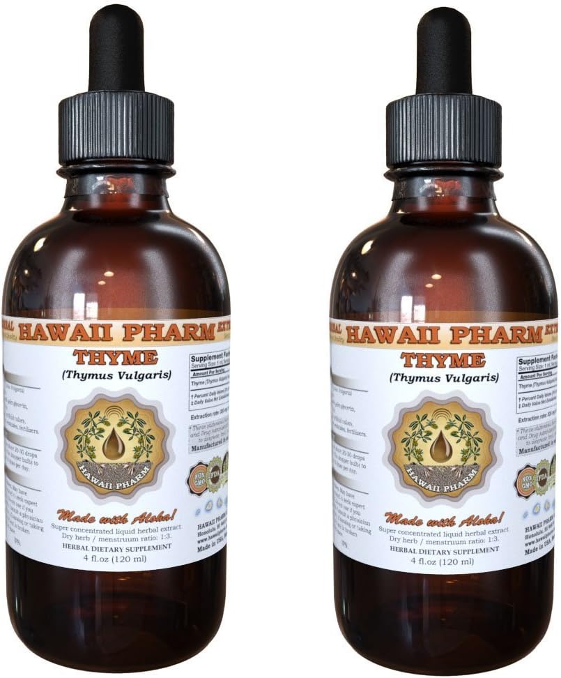 Hawaii Pharm Thyme (Thymus vulgaris) Folyékony kivonat 2x4 fl.oz