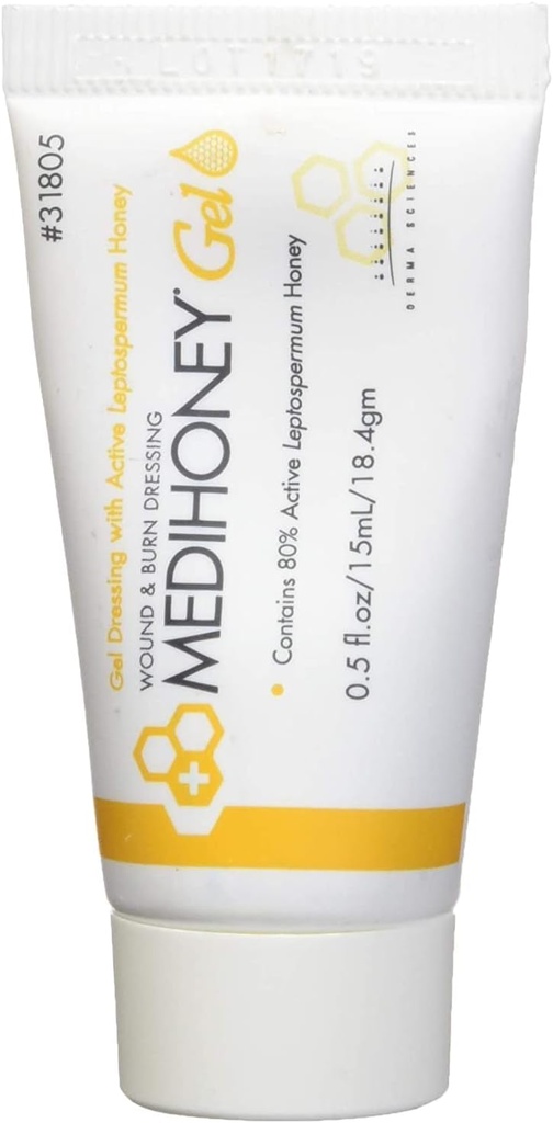 Jobb Medihoney Gel sebek és & Burn Dressing Derma Sciences, 0.5 oz,