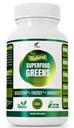 Bio Vegan Super Greens Kapseln mit Ashwagandha - Immununterstützung mit allen natürlichen ganz Nahrung Nährstoffe Chlorella, Moringa, Spirulina, Turmeric, Kale. Verbessern Sie Verdauung, Boost Energy - Detox Pillen