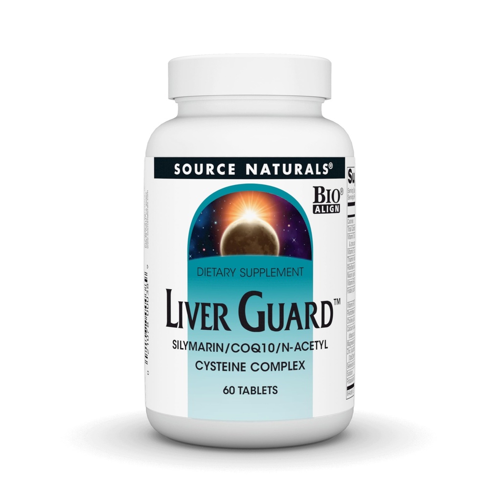 Source Naturals Hepatic Guard - Silymarin, CoQ10, N- Acetyl Cystein Complex - 60 tabletta