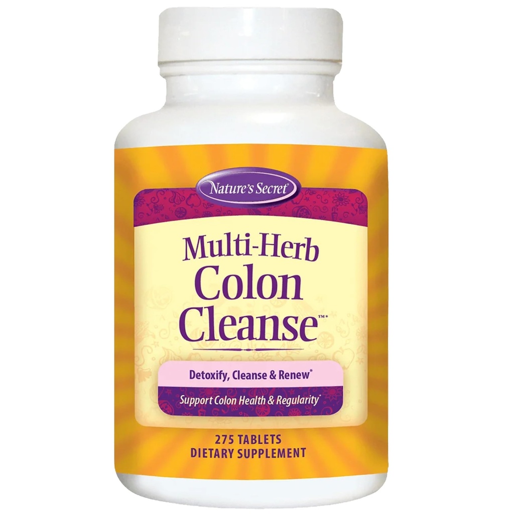 Nature 's Secret Multi- Herb Colon Cleanse, 275 tabletta