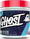 GHOST Größe Muskelaufbau Nahrungsergänzung - Natty, 30 Servierungen - Muskelwachstum und Kraftbau Ergänzungen für Männer & Frauen - Kreatin, Betaine & Beta-Alanine - frei von Zucker & Gluten, Vegan