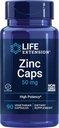 Life Extension Lysine 620mg és Cink 50mg - 100 Vegetáriánus kapszula és 90 Vegetáriánus kapszula