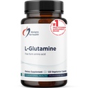 Designs für Gesundheit L Glutamin Kapseln - 850mg Vegetarische Aminosäuren Ergänzung zur Unterstützung Muskelgewinnung, Verdauung, Immun + Gut Gesundheit - Non-GMO + Glutenfrei (120 Kapseln)