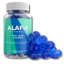 Alafia Naturals Sugar-Free NAC Gummies, NAC Supplement for Respiratory Health, Liver Detox & Cleanse, Kidney, Antioxidant Support, N-Acetyl Cysteine Supplement MCT-Oil Coated for Absorption Vegan 60ct