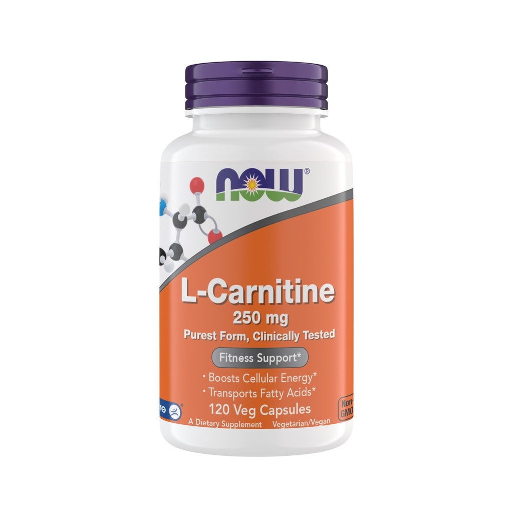 Jetzt Ergänzungen, L-Carnitin 250 mg, Reinste Form*, Aminosäure*, Fitness-Unterstützung*, Metabolic-Unterstützung 120 Vegetarische Kapseln, Glutenfrei, Vegan, Kosher, Non-GMO