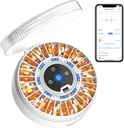 Zoksi Premium 31-Slot Automatische Pillenspender mit Fingerabdruck & Schlüsselschloss, Smart Medication Organizer mit Alarm & Licht, Elektronische Pille Organizer für Ältere & Vergessen