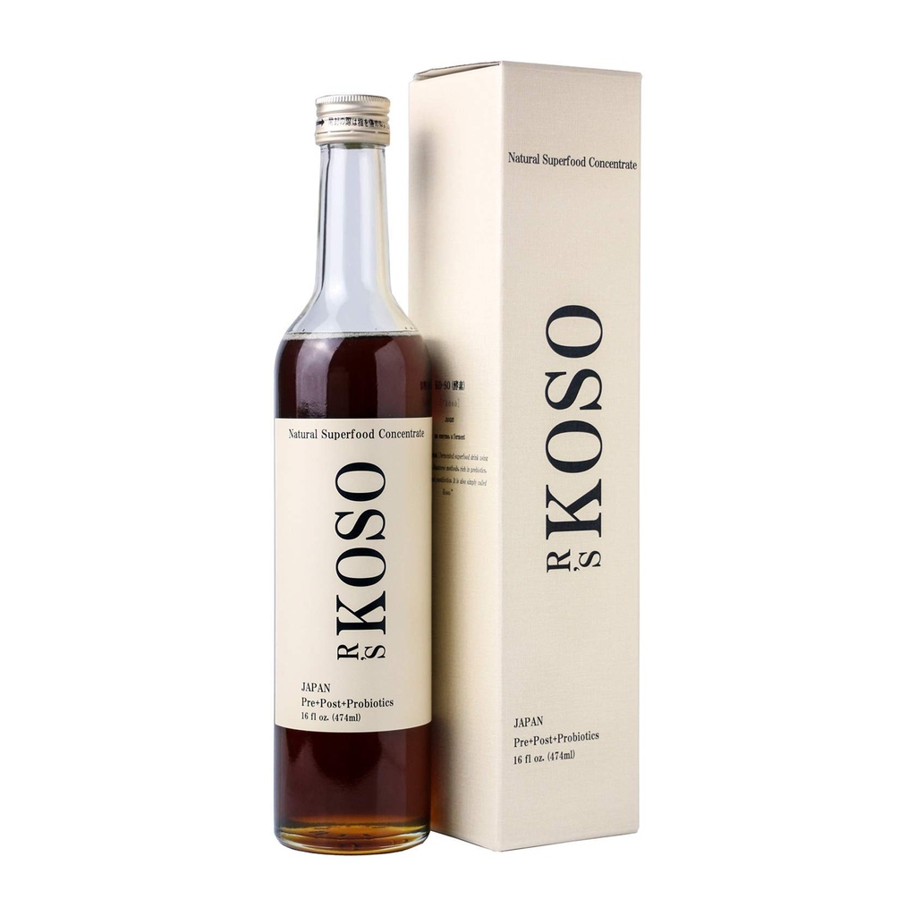 3-Day Cleanse von R's KOSO - Japanisches Enzymgetränk Reich an Probiotika und Prebiotic, Hergestellt aus 100+ Gemüse? Früchte - Natürliche Unterstützung für bessere Verdauung & Gut Gesundheit + Detox + Sauberkeit - 16oz
