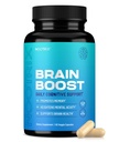 Nootrix Brain Boost Nootropic Supplement | Unterstützt Gedächtnis, mentalen Fokus, kognitive Gesundheit & Energie | Fördert gesunde Stimmung & Gehirnfunktion | Ginkgo Biloba & DMAE | 60 Kapseln