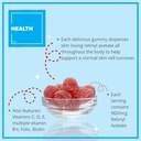 Consult Health Regenerol - Multivitamin Retinol Gummy - Anti-Aging Vitamin A Supplement - Glanz, jugendlich & klar Haut starke Haare & Nägel - Vitamin B6, B12, C,D3, Folsäure, Zink - 60 Gummis