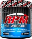 Pre Workout Powder for Energy and Focus - EVL RPM Energy Pre Workout Energy Drink Powder mit Betaine Alanine Caffeine und Theacrine - Preworkout Powder Drink für verstärkte Leistung (Blue Raz)