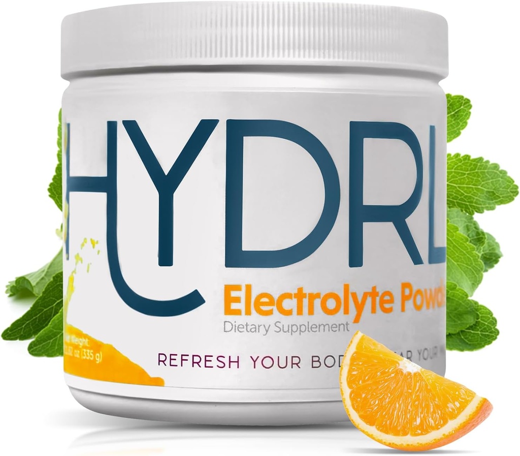 Elektrolyt Hydration Pulver für Keto (50 Tage Servieren) - Mandarin Orange Elektrolyt-Getränk-Mischung Pulver - Low Carb - Carnivore - Kalium - Elektrolyt-Pulver Erholungsgetränk - No Leg Cramps