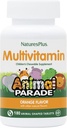 Natings Plus Animal Parade Children 's Chewable Multivitamin - Orange Flavor - 180 Animal- Shapped Tablets - Promotes Health & Well- Being - Vegetáriánus, Gluten Free - 90 Servings