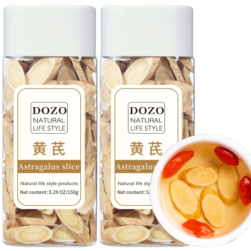 DOZO Astragalus Slice Radix Astragalus Root Huang) Tea