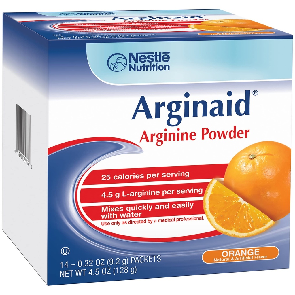 Nestle Arginaid Orange 0, 32 oz. Packet 14 Ct
