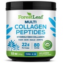 Collagen Peptides Powder Unflavored - Hydrolysed Collagen Protein Powder Type 1, 2 & 3 - Gras Fed Keto Collagen Powder für Damen und Herren - Vitales Haar, Haut, Nägel, Gelenke, Erholung, 11g Pro Servieren