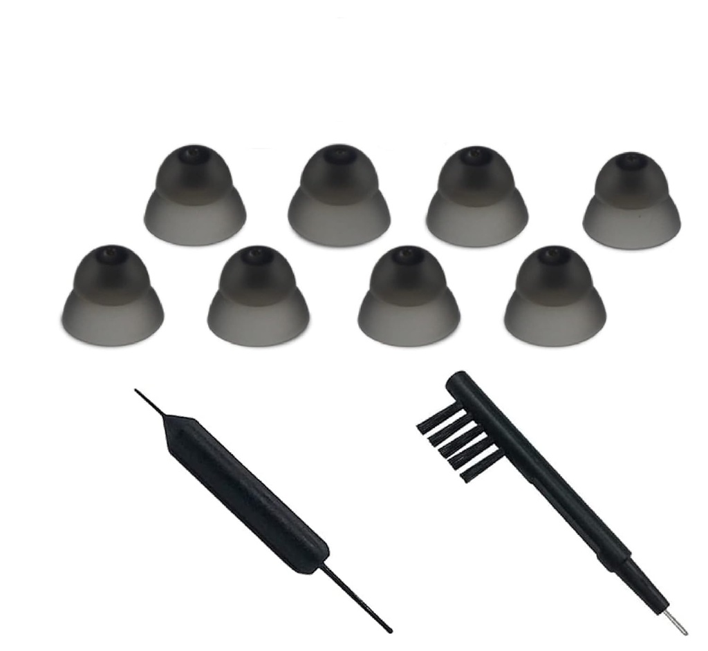 hallókészülék fültisztító eszközök hallókészülék zárójel Domes for sound sure fipe RIC RITE és nyitott Fit BTE hallókészülék Brush Cleaner Size 8PCS)
