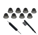 hallókészülék fültisztító eszközök hallókészülék zárójel Domes for sound sure fipe RIC RITE és nyitott Fit BTE hallókészülék Brush Cleaner Size 8PCS)