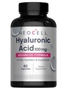 NeoCell hialuronic acid kapszula, esszenciális kenőanyag, támogató szöveti hidratáció, glutén mentes, 60 gróf, 1 üveg