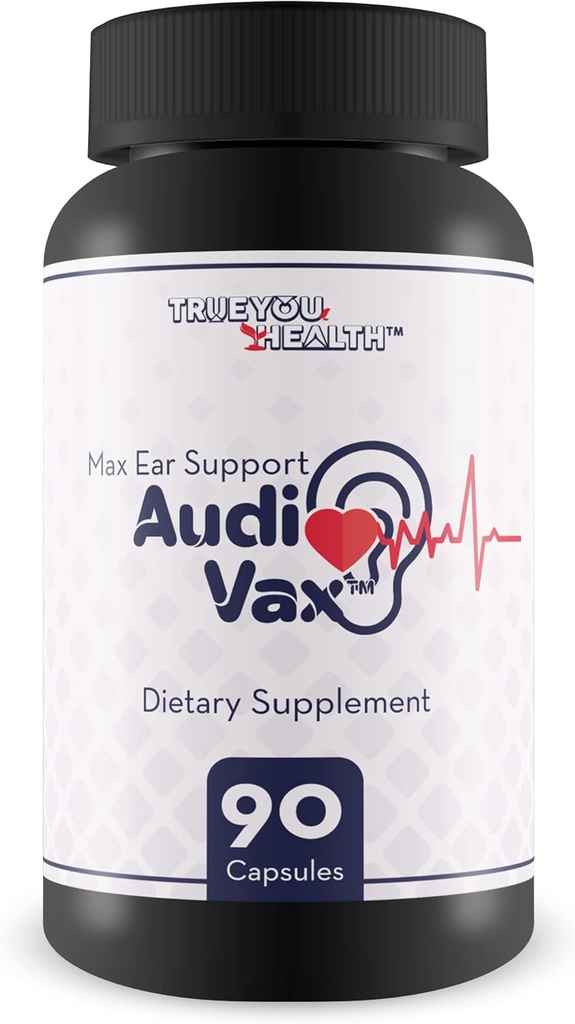 Max-Ear-Unterstützung Audi Vax - Ohr-Gesundheits-Ergänzung - Fördern Sie Inneres Ohr- und Mittlere Ohr-Gesundheit mit verbessertem Blutfluss - Hilfe reduzieren Hörverluste & Ohrring - Unterstützung Gesunde Auditor Funktion