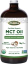 Flora - MCT Oil Certified Organic - Supports Muscle Energy & Brain Health - C8 Capric Acid & C10 Capric Acid - Non-GMO, Gluten- Free, Vegan & Keto- Friendly - 32 fl. oz. Üvegpalack