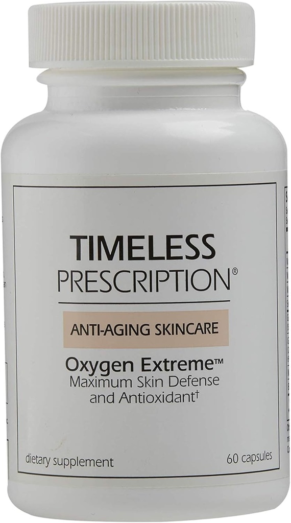 Timeless Prescription - Oxygen Extreme, Anti-Aging Hautpflege, Maximum Defense & Antioxidant, Erhalten Herz-Kreislauf-Gesundheit, Hautgesundheit, Markt Amerika (30 Servierungen)