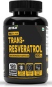 Trans Resveratrol 500MG Kapseln - 99,5 % Reine mikronisierte und hoch biologisch verfügbare Ergänzung | langsam nach unten Altern, bewährte Leistungsstarke Anti-Oxidant | verbessert Stoffwechsel und Herzgesundheit (120 Kapseln)