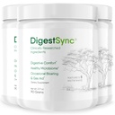 DigestSync Verdauungsergänzung für Gut Gesundheit - Natürliches Pulver für Verdauungsunterstützung, Bloating Relief für Frauen & Männer, 100% natürliches grünes Pulver - 3 Monate Versorgung