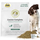 Organic Dog Vitamins, 2 Lb, 90 Scoops | Daily Dog Multivitamin with Prebiotics, Probiotics for Immune Support, Skin Coat, Digestion, & Joint Health - Canine Complete