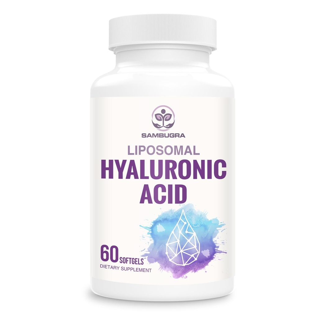 Liposzómás hialuronsav 1000mg, magas biohasznosíthatóság Hyaluronic acid kapszula, étrend-kiegészítő támogatás bőr és csontok, 60 kapszula