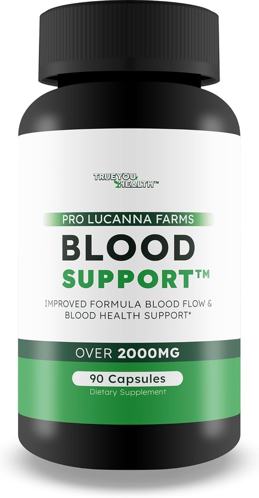Pro Lucanna Farms Blut-Unterstützung - Verbesserte Formel Blutfluss-Ergänzung & Zucker Gesundheit Blut-Gesundheit Unterstützung - Blutfluss Pillen - Blutkreislauf-Ergänzung - Glucose Unterstützung Ergänzung Blut Pillen