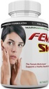 FEMVIT Skin Multivitamin, Multi-Minerals & Kräuter-Extrakte für jüngere Haut. Anti-Aging, Anti-Falten mit Collagen, Hyaluronsäure und Biotin. 60 Tabletten (Nicht eine Creme)
